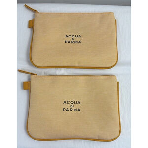 ACQUA DI PARMA travel bags SET of TWO cosmetic bags makeup case travel accessory